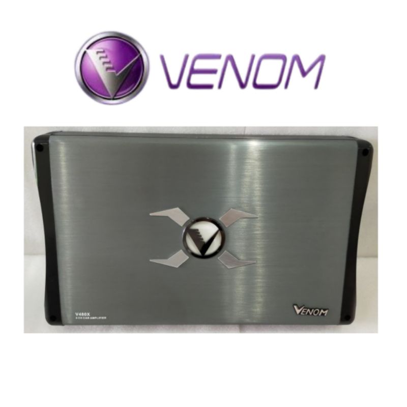 Amplifier Venom V480X 4Channel Class AB Powerfull Mono Stereo Venom X Series