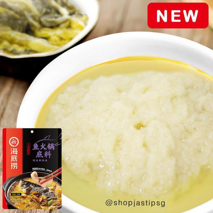 

New Haidilao Steamboat Hotpot Soup Base Bumbu Kuah Asam Pedas Suancai - Pickled Fish 090