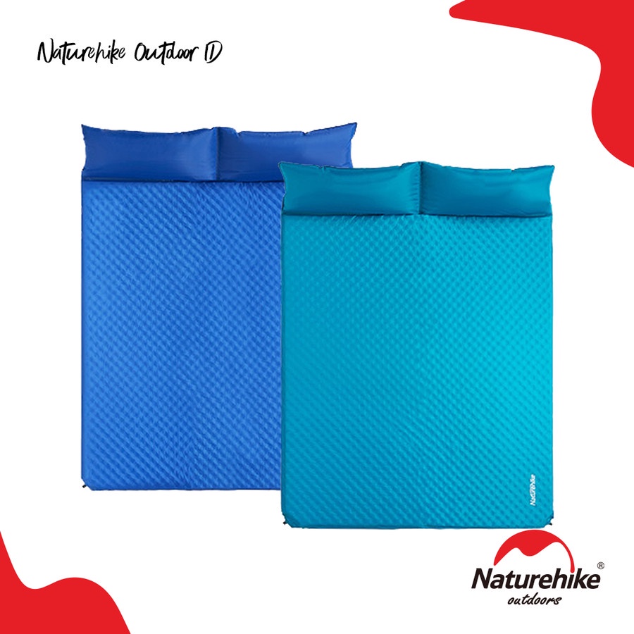 Naturehike Matras Double Inflatable Mat With Pillow NH18Q010-D