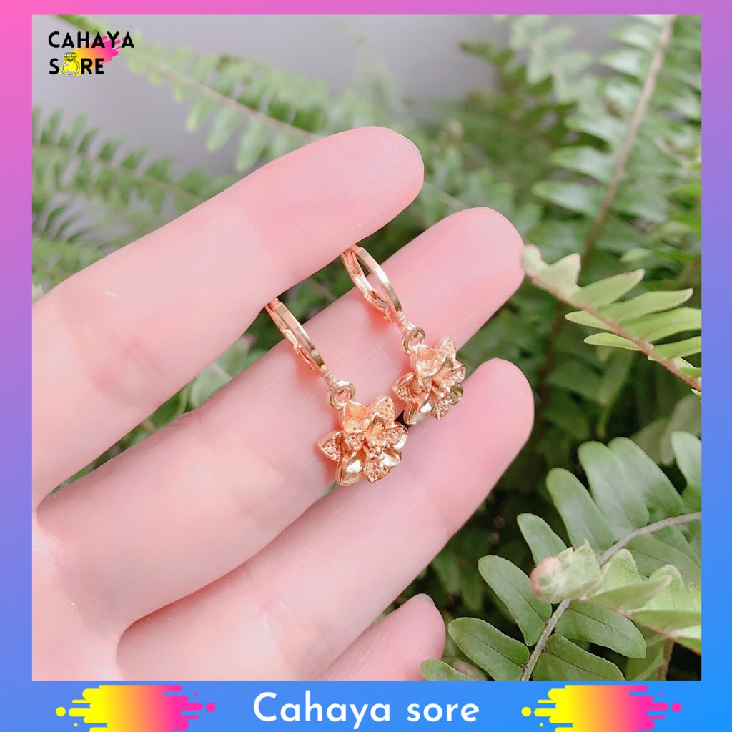 Anting Xuping Gold Anting Dewasa Model Clip AD11