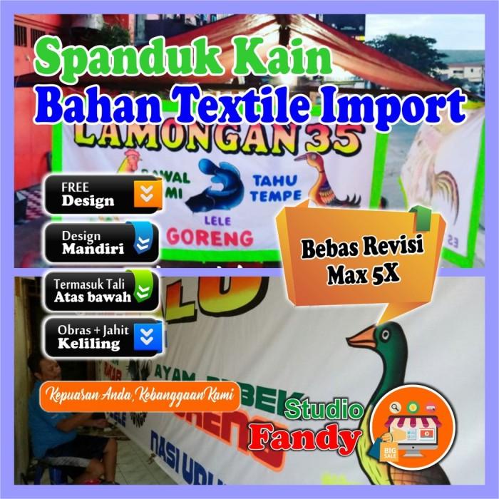 Spanduk Kain Pecel Lele Bahan Kain Textile Import