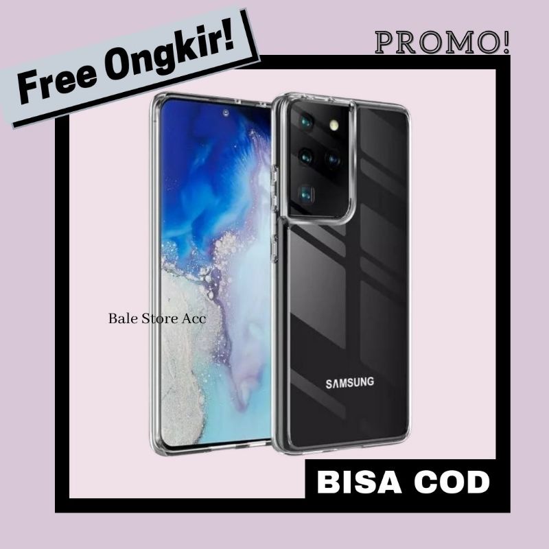 CASING SAMSUNG S21 / PLUS / S21 ULTRA SOFT CASE CRYSTAL AIR CUSHION ORIGINAL - S21 ULTRA