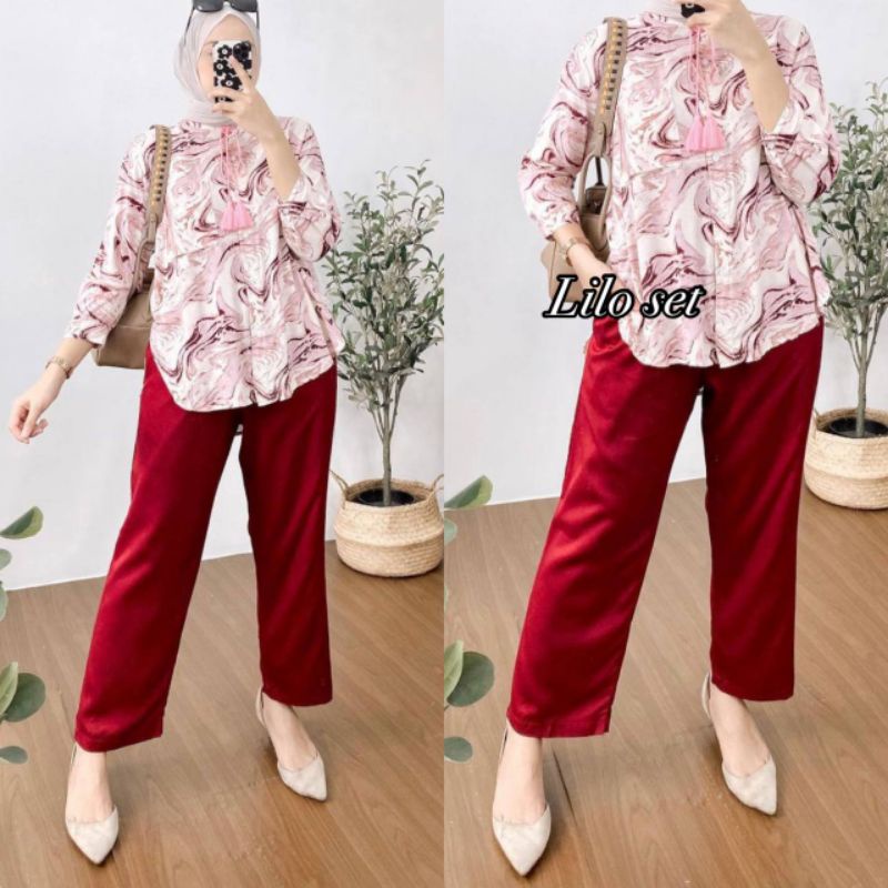 LILO SET NEW SETELAN RAYON PREMIUM VIRAL TERLARIS