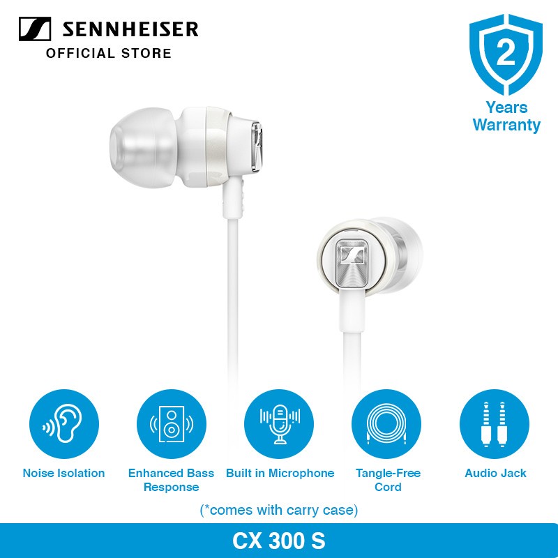 Sennheiser CX300S / CX 300S / CX 300 S Headset Earphone Garansi Resmi