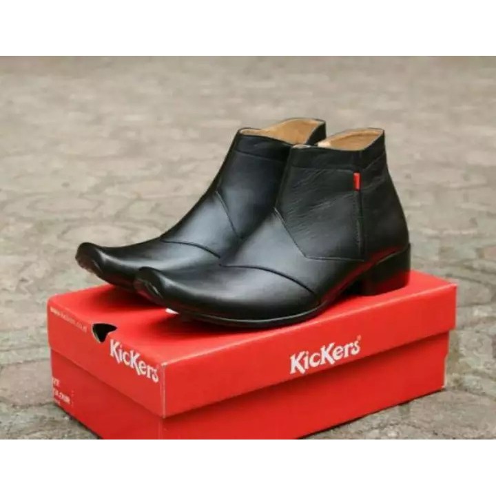 Crocodile Pantofel Tinggi Pdh Kulit Pria Sepatu Formal Kerja Kantoran