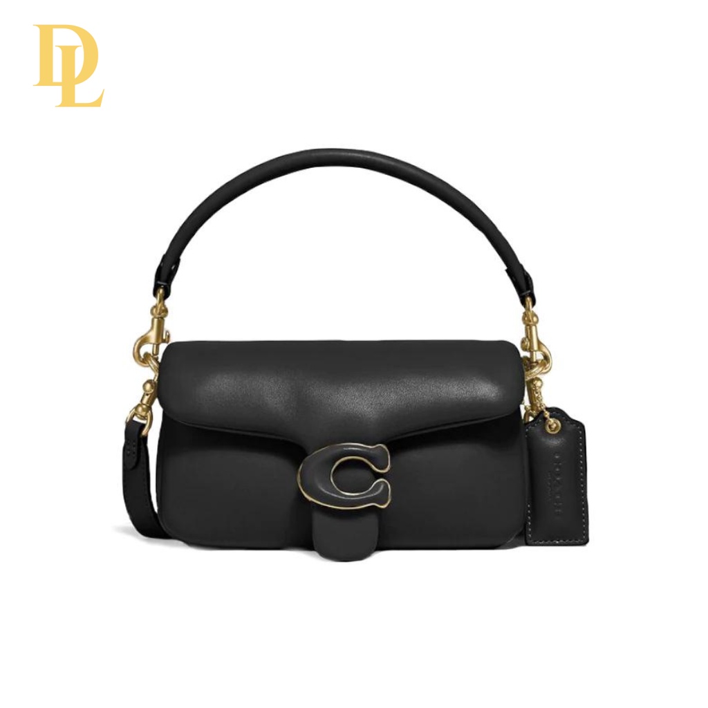 COACH Pillow Tabby Shoulder Bag 18 Black (C3880)