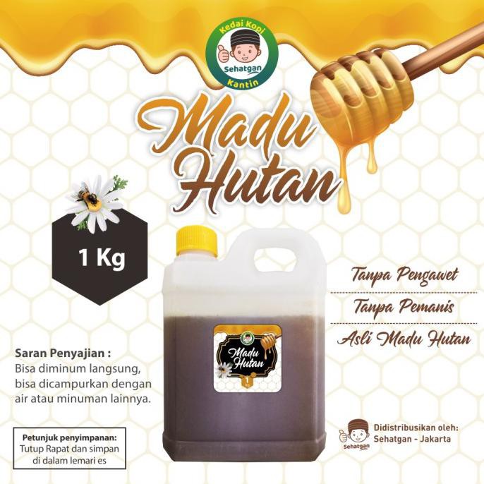 

Madu Hutan Asli Sehatgan 1000 Gram / Tanpa Pengawet / Tanpa Pemanis Heraproject456