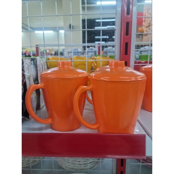 Gelas melamin Unica Besar Jumbo | gelas melamin tutup