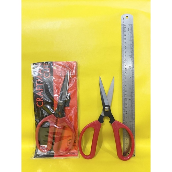 gunting craftman cut besar5”  / gunting kain soft grip / gunting kertas / gunting tajam serbaguna