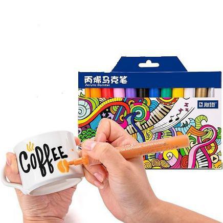 

Acrylic Paint Marker Pen for Ceramic/Rock/Glass/Porcelain/Wood/Fabric