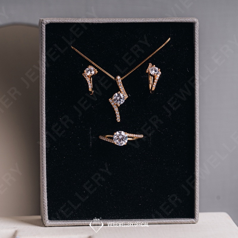 Wynn Edition Set Jewellery , 11547, 12304, 13701 set perhiasan replika berlian crystal zirconia , se