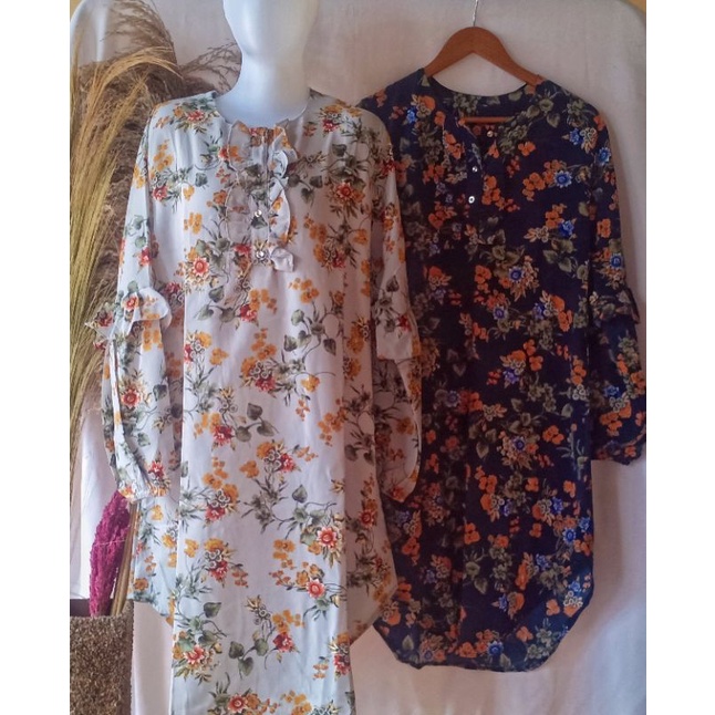 TUNIK JUMBO MOTIF BUNGA2
