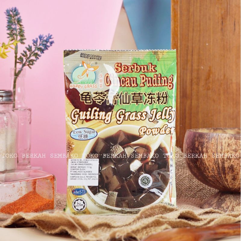 

Happy Grass Serbuk Cincau Hitam Jelly / Guiling Grass Jelly Powder Cin Cau