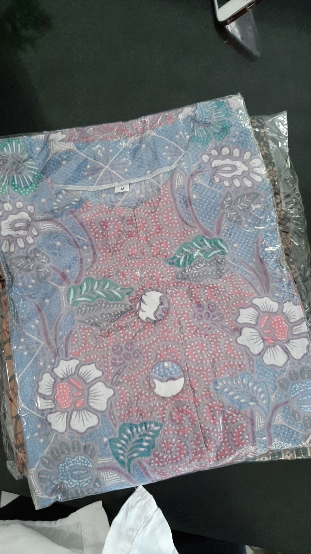 M-l-xl-xxl Batik Tunik Wanita Asj Sa Hrb026 Kenongo Pekalongan Sogan Tulis