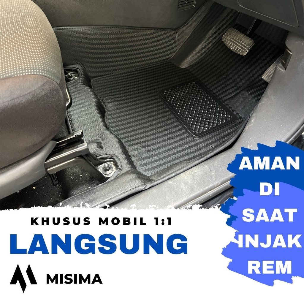 Karpet Mobil / Car Mats Mitsubishi Xpander Cross, Ultimate, Xpander /All New Livina 5D Carbon Premium