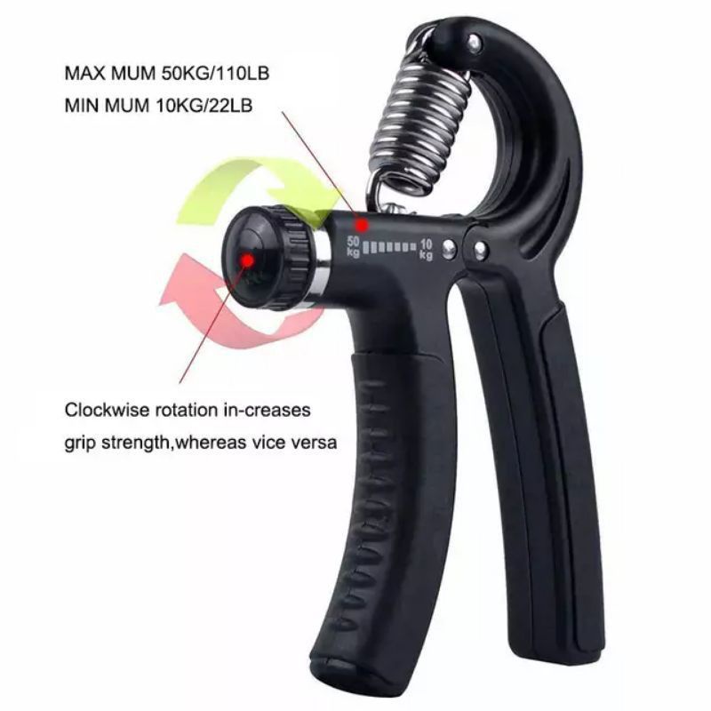 Hand grip Adjustable 5 - 60 KG alat Olahraga otot tangan