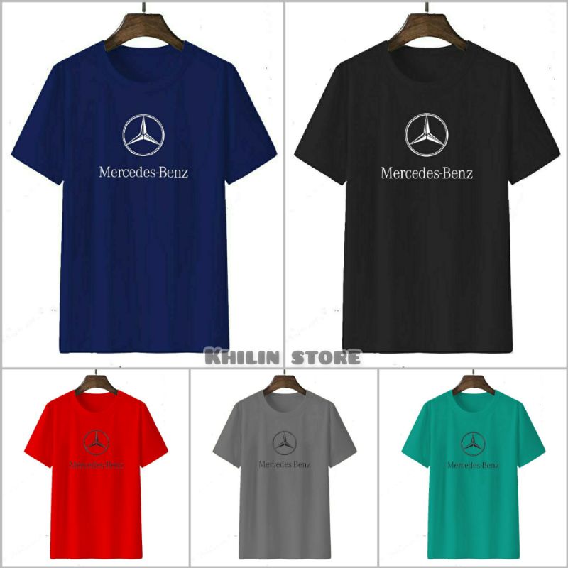 Kaos MERCEDES-BENZ Pria wanita dewasa Baju kaos pria lengan pendek MERCEDES-BENZ Premium kaos cowok cewek original cotton combed