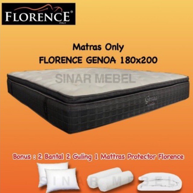 Matras/Kasur/Springbed Florence Genoa 180
