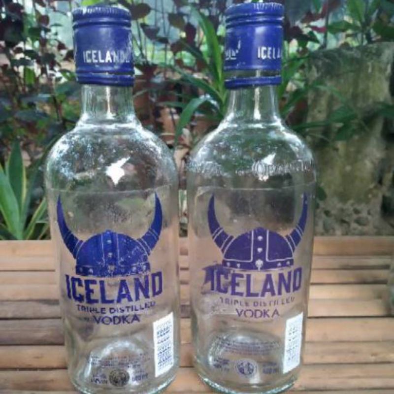 Botol Iceland botol Rekondisi minuman vodka/ botol buat koleksi