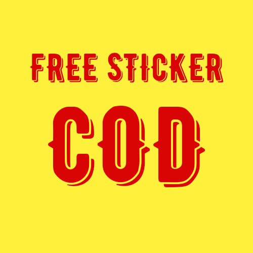 Kaos DISTRO OFFWHITE FREE STICKER TERBARU 01