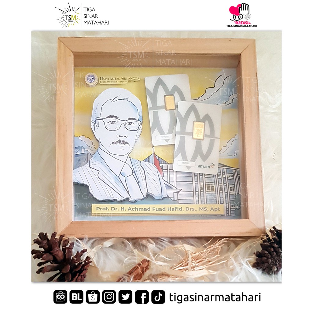 Kado Ulang Tahun / Pernikahan / Grand Opening Premium Custom Sketsa Foto Happy Birthday