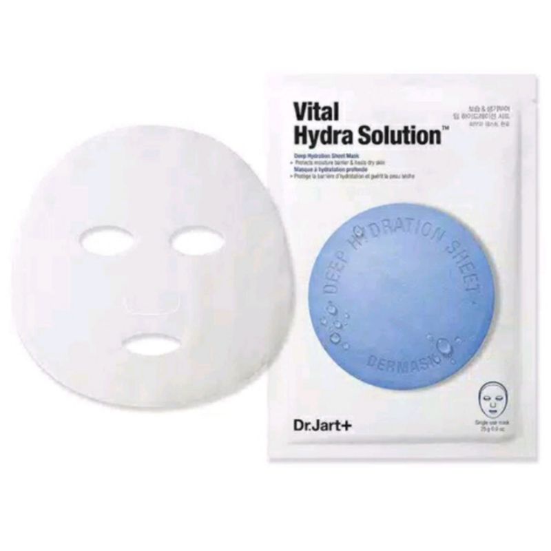 DR JART+ VITAL HYDRA SOLUTION MASKER MUKA BUATAN KOREA 1 BOX ISI 5 PCS