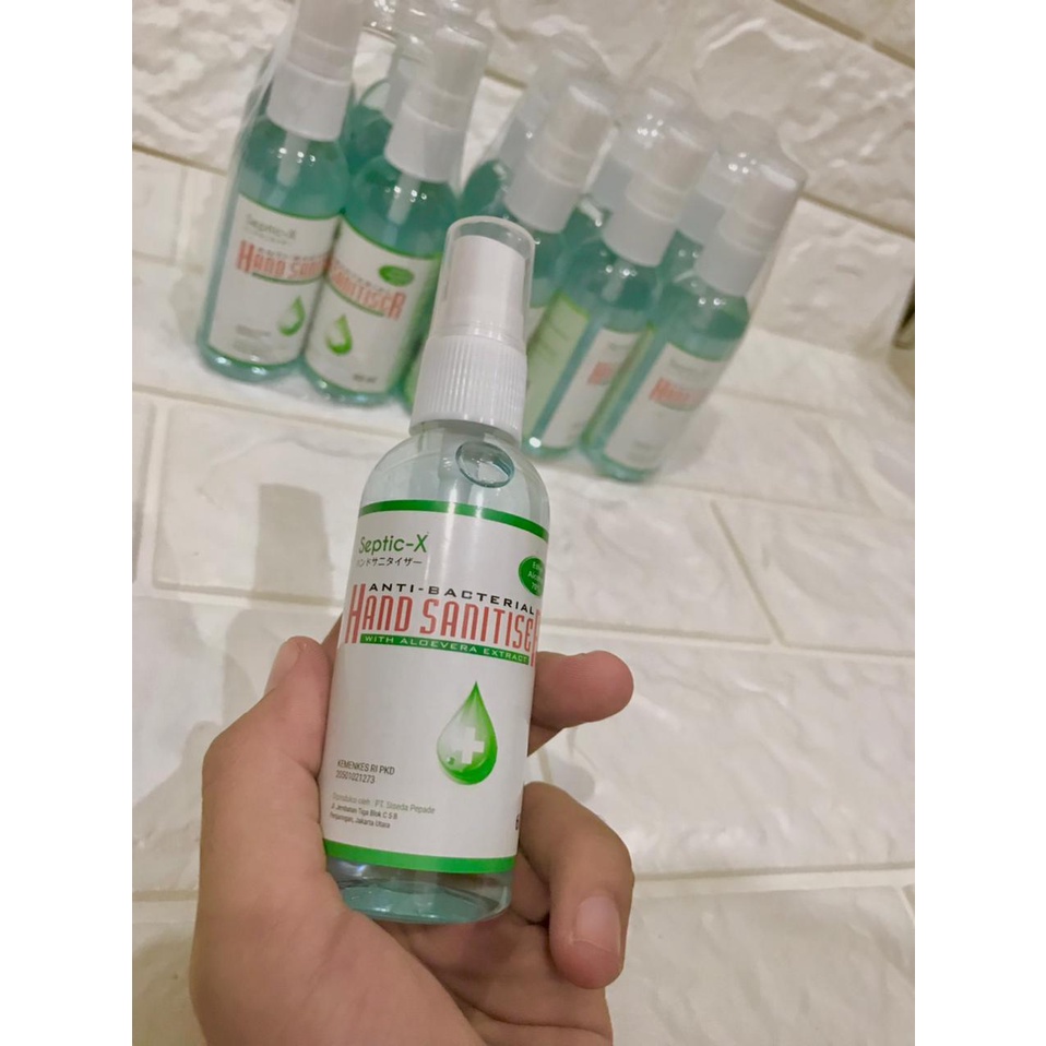 Hand Sanitizer Septic-X Cair Alcohol 70% antiseptic - HS60