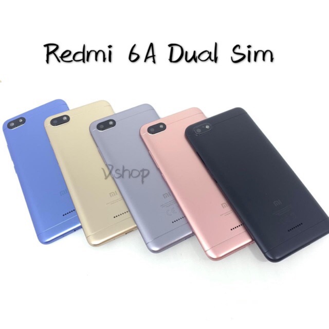 Backdoor Tutupan Baterai Back Casing Xiaomi Redmi 6A Dual Sim