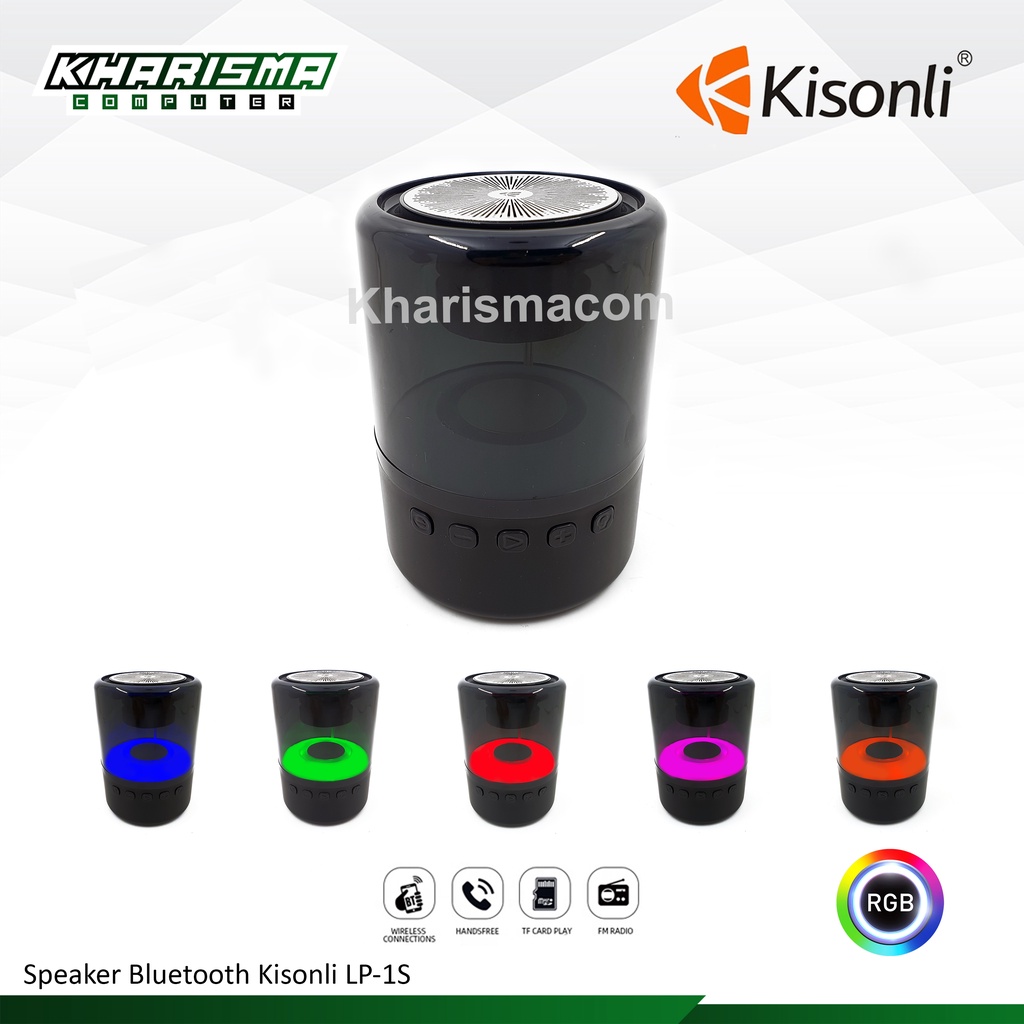 Speaker Bluetooth Kisonli LP-1S RGB