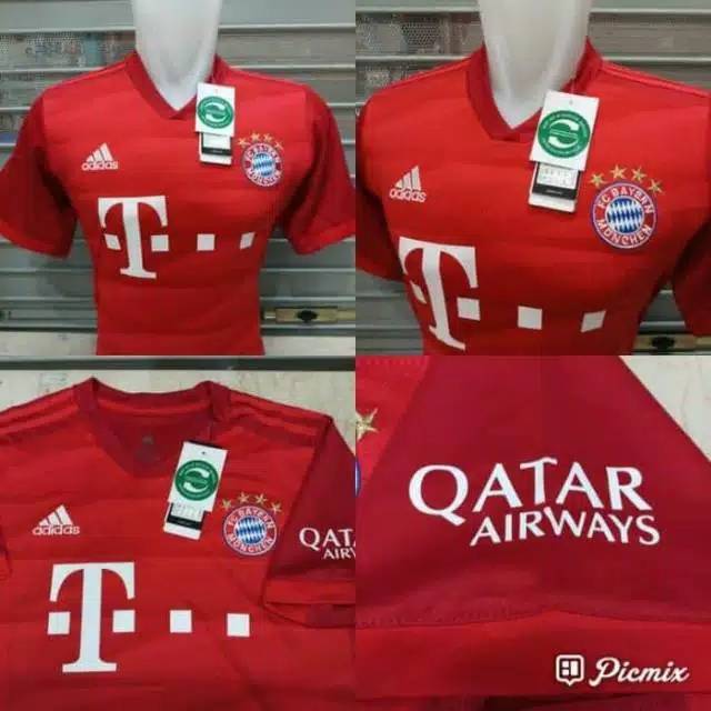 Jersey Bola Bayern Munchen Home Grade Original 2019-2020