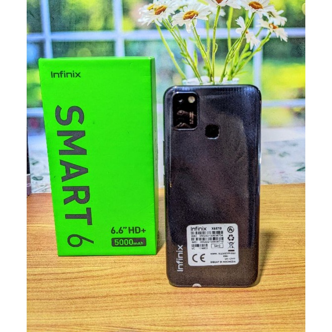 Infinix Smart 6 Ram 3/64gb Ex Resmi Indonesia