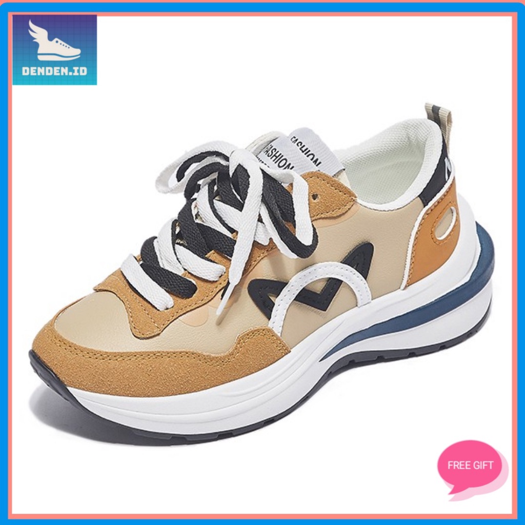 [DENDEN.ID] Sepatu Olahraga Wanita Sneakers Fashion Korea Import DD1031