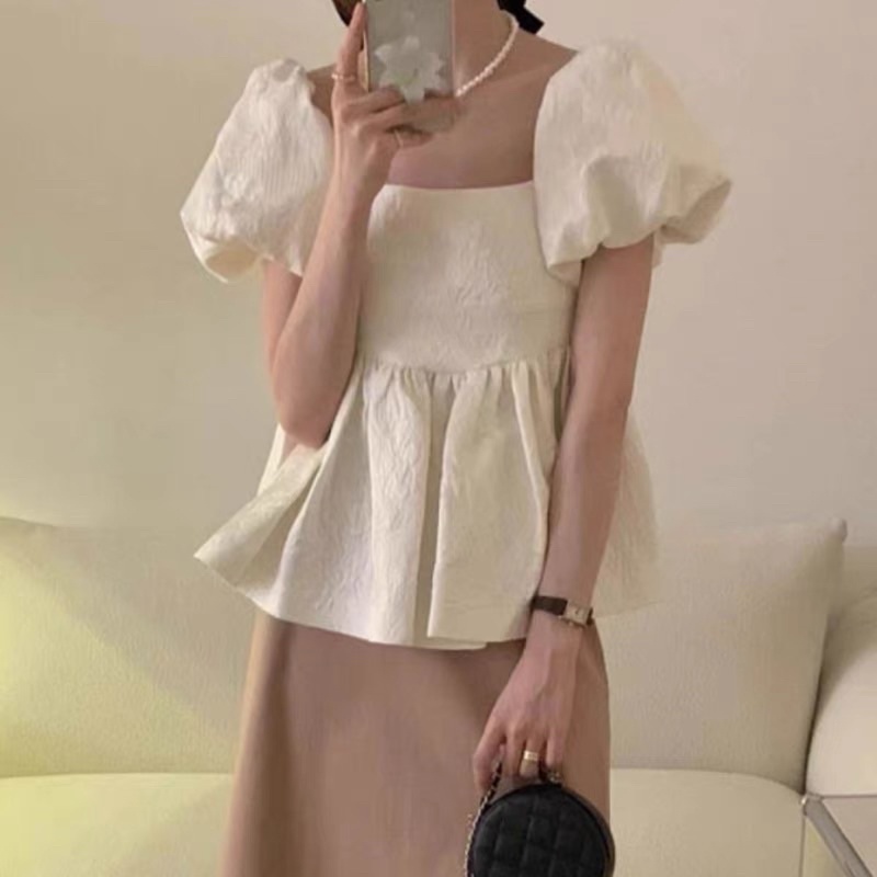 BABY DOLL ATASAN WANITA IMPORT CUTE TOP MX980