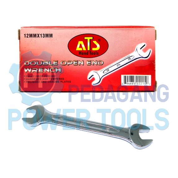 ATS KUNCI PAS 12 X 13 MM 12X13 DOUBLE OPEN END SPANNER WRENCH INGGRIS