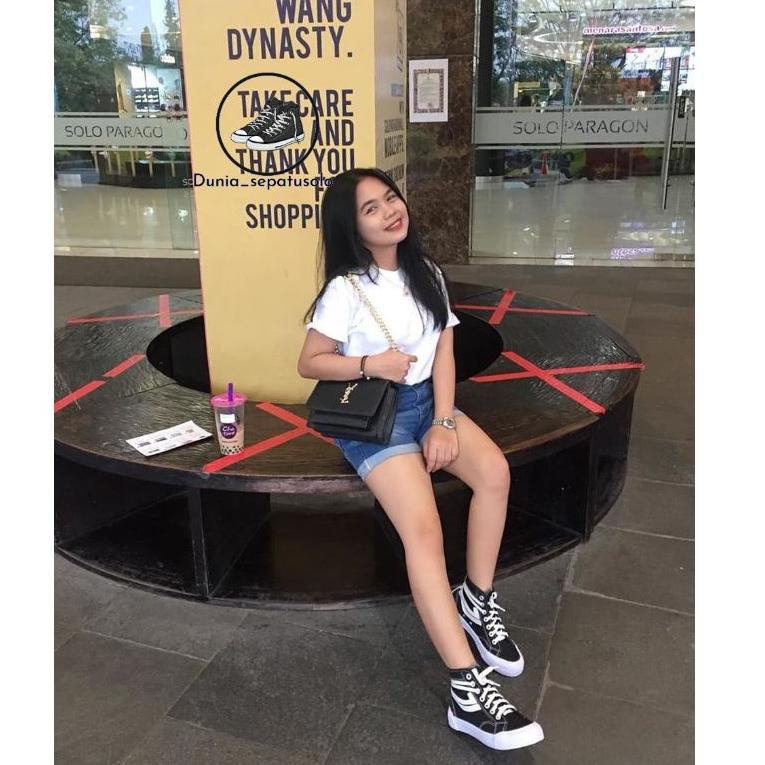 Johnson Galaxy Pro High & Low Black White Original Jhonson Sepatu Jonson Hitam Putih [ALL.27Jn22y]