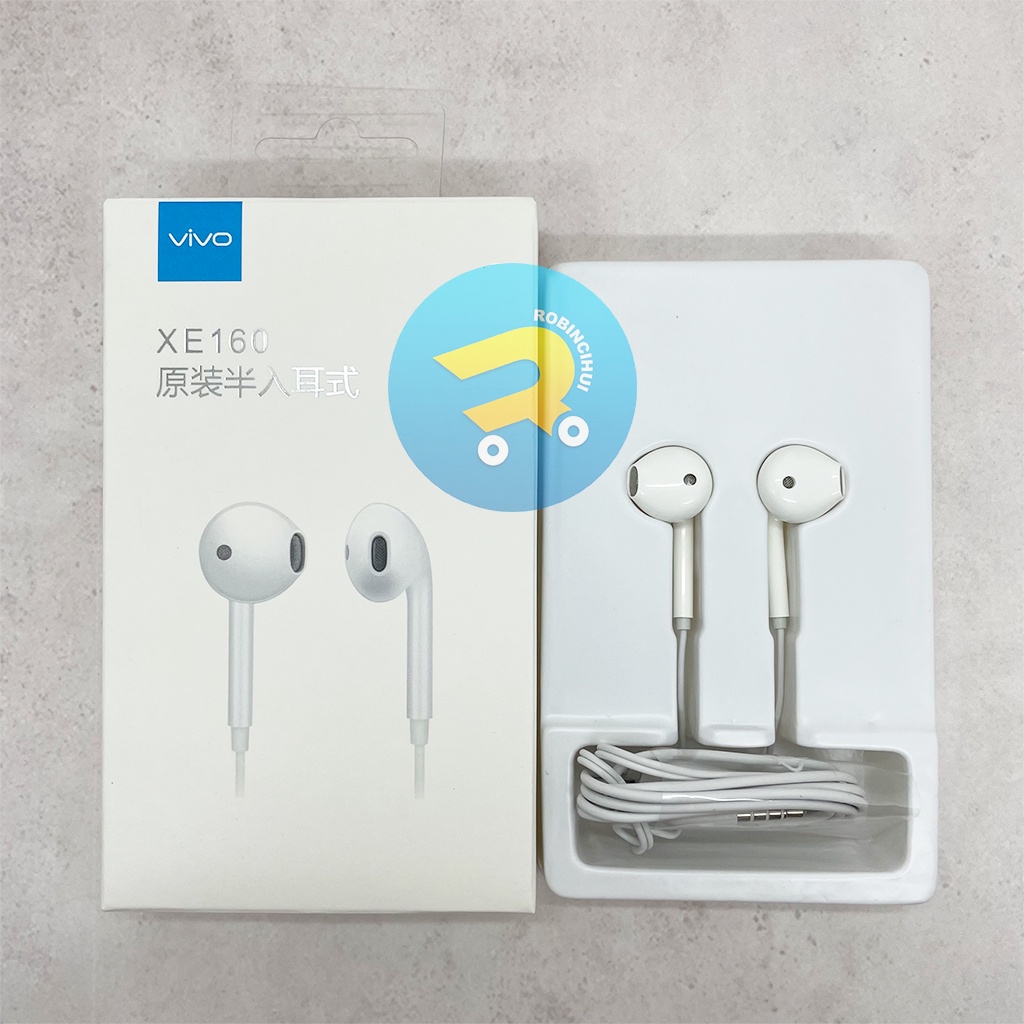 HEADSET VIVO XE160 JACK 3.5 MM ORIGINAL - EARPHONE VIVO XE160 JACK 3.5 MM - HANDSFREE VIVO XE160 JACK 3.5 MM - HEADSET VIVO - HEADSET JACK 3.5 MM - HEADSET JACK