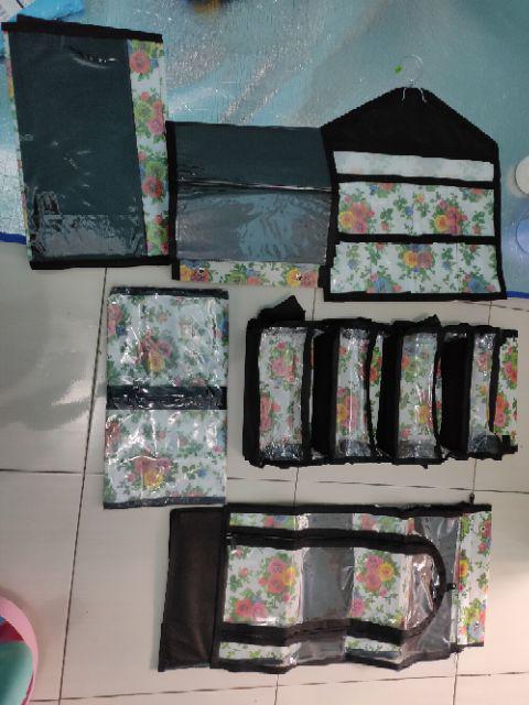 Promo Murah Paket 6in1 Rak Gantung Motif Bunga Nonresleting(raktas,sepatu,hbk1,hbk2,underwear,jilbab