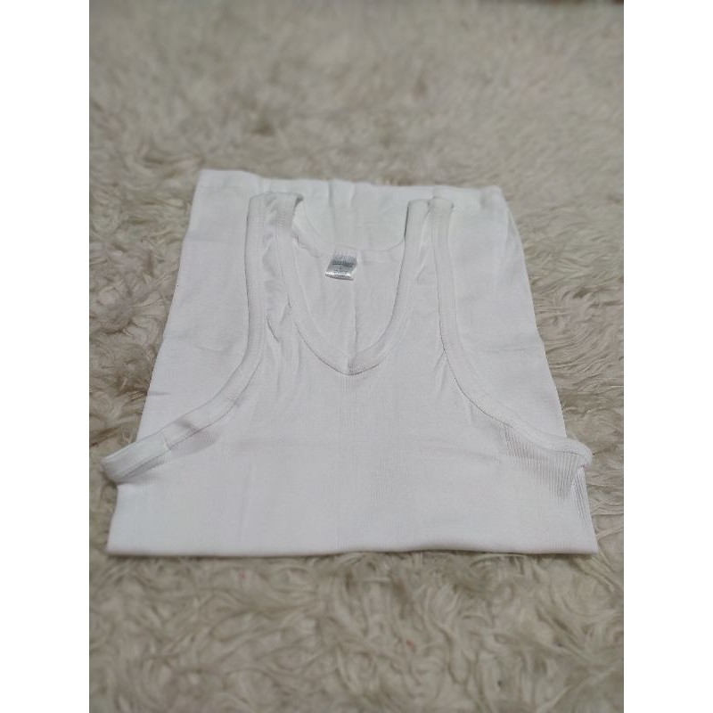 kaos dalam pria - singlet bahan catton ukuran besar murah