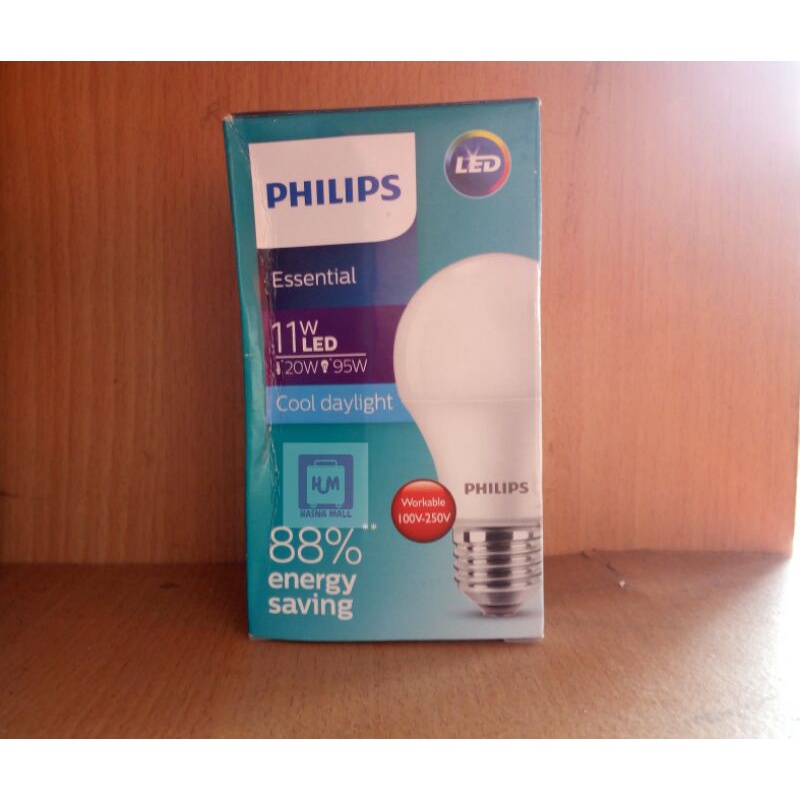 Lampu philips Led Esseential 11 watt