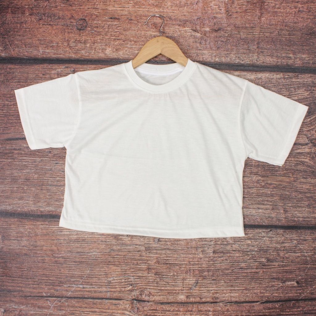 TokoMilkan - Kaos Crop top Wanita Polos Oneck Katun | Kaos Oblong CEWEK Adem