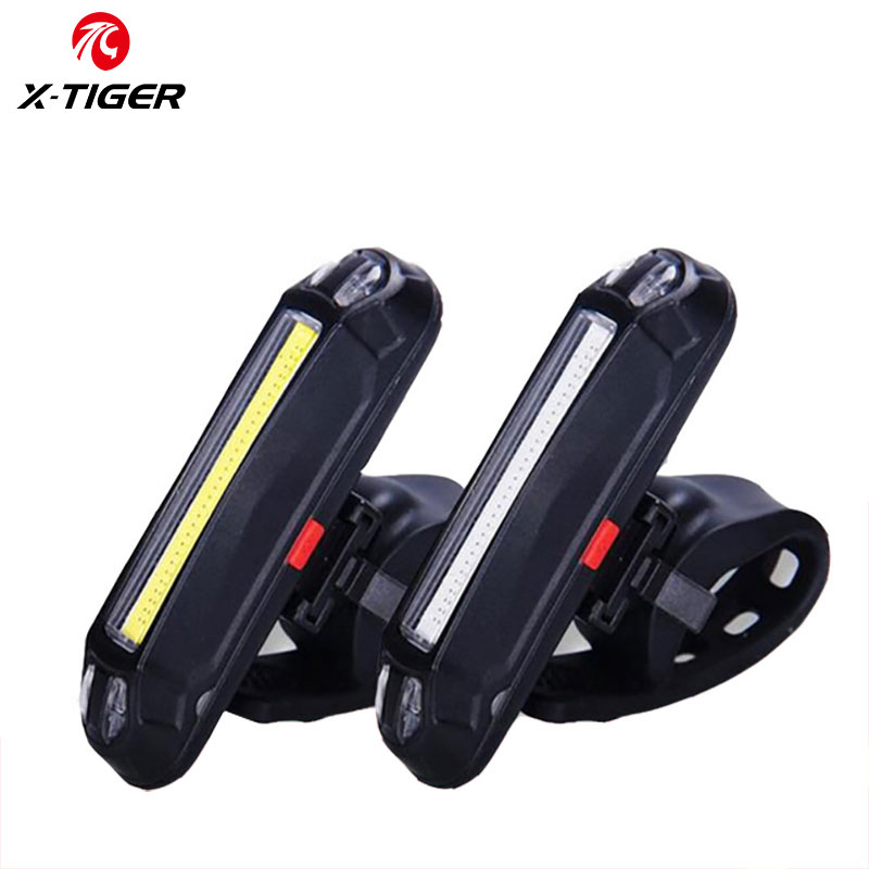 

X-TIGER Sepeda Tail Light Lampu Sepeda Ultra Terang USB Lampu Belakang Sepeda LED Isi Ulang