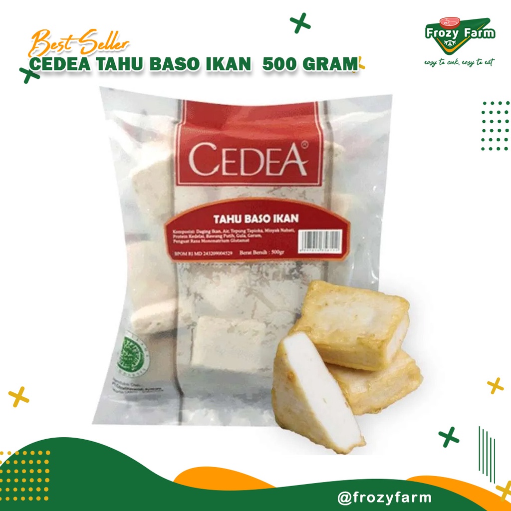 

Cedea Bakso Ikan bentuk Tahu 500 Gram