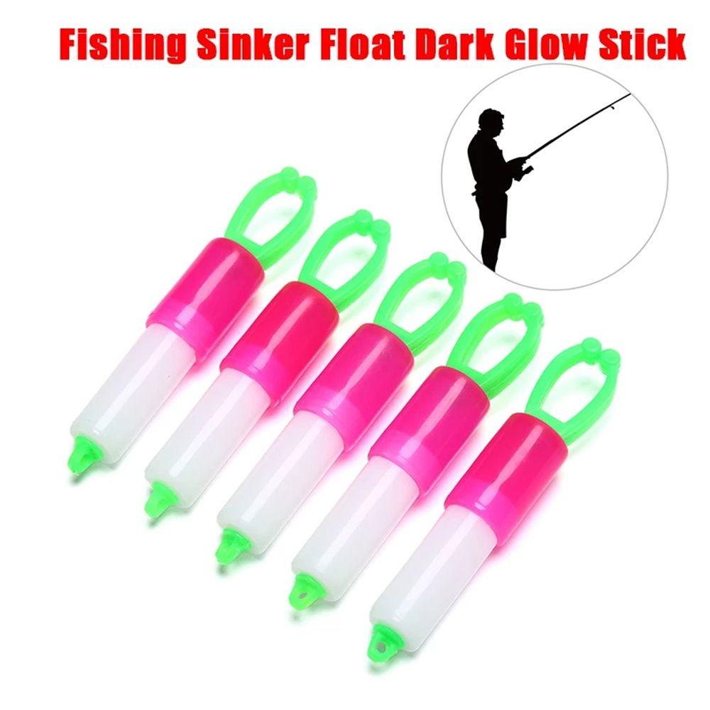 Tempat Lampu Ikan Agustina 5Pcs Tahan Air Glow Stick Malam Fsihing Umpan Pancing Malam Mengapung Lightstick