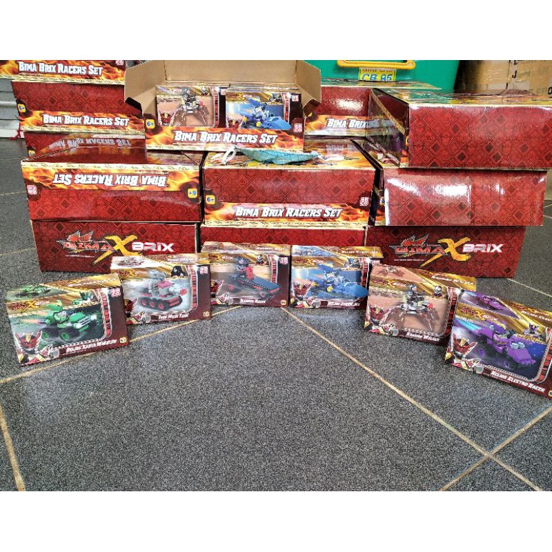 EMCO Bima Brix  Brick Racers Set