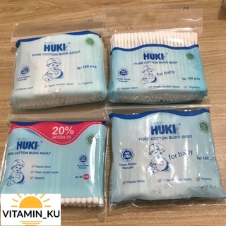 Image of HUKI PURE COTTON BUD FOR ADULT & BABY #Vitamin_KU