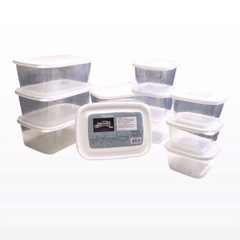 FOOD CONTAINER BOX MAKANAN 12 SET KOTAK FRENZY ISI 12