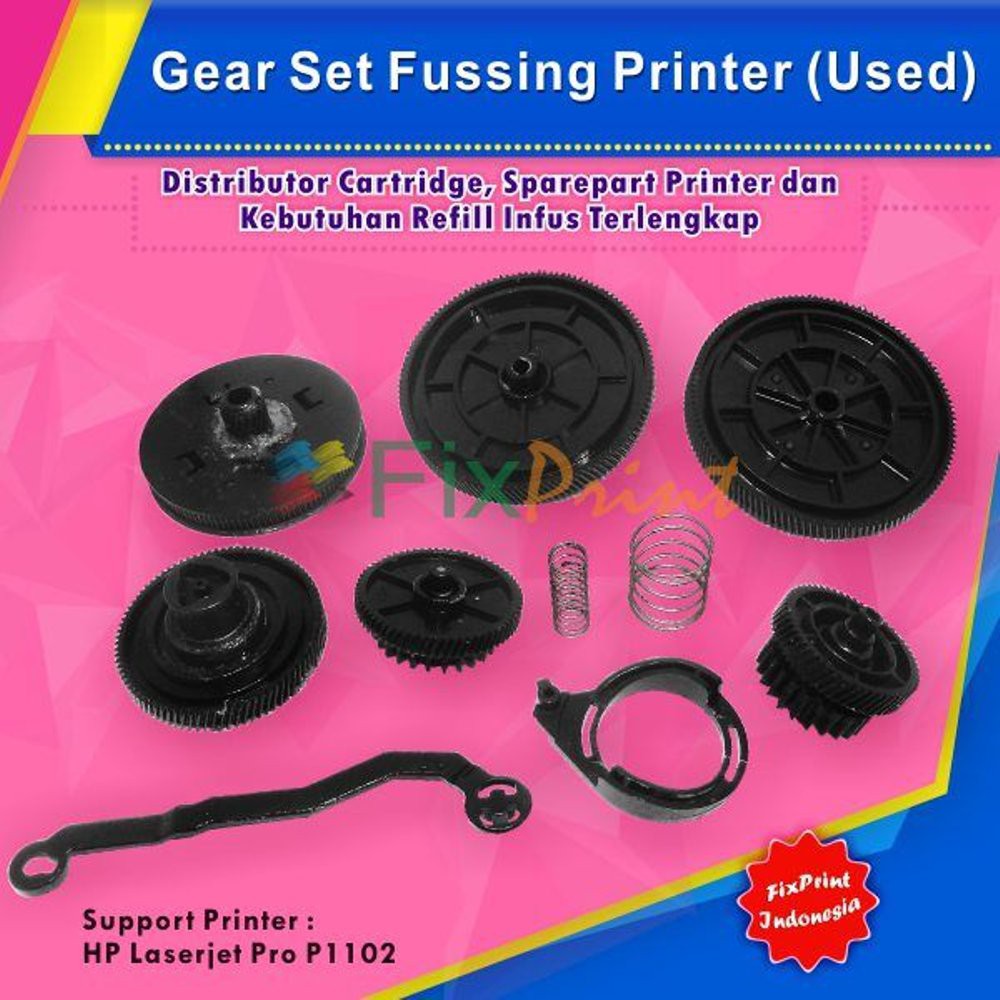 Gear Set Fussing Printer HP Laserjet P1102, Main Gear HP p1102 P 1102