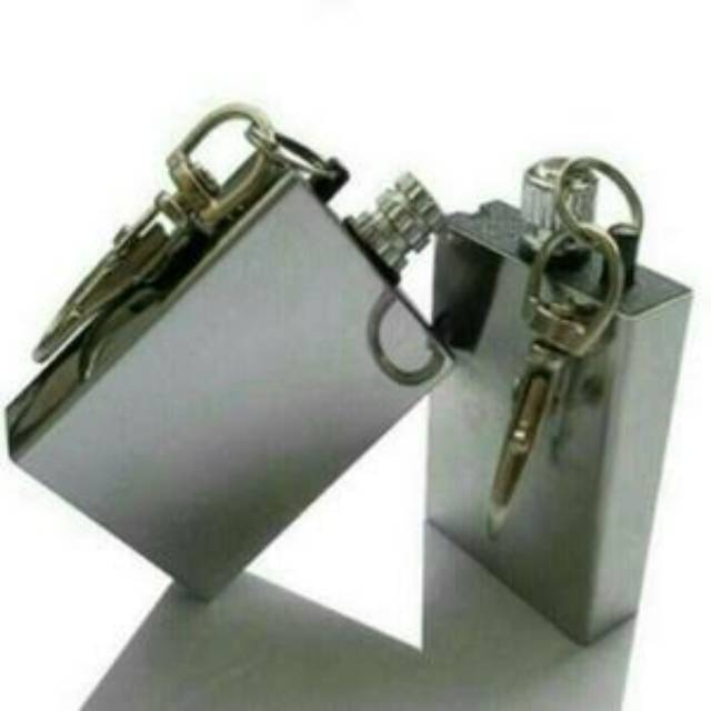 Gantungan Korek Api Minyak Mancis Kecil ZIPPO Lighter Matches Mini
