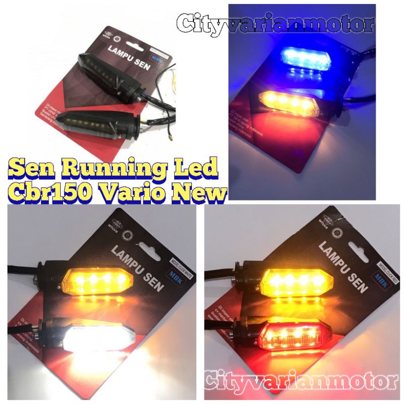 Lampu Sen Sein Riting Vario 125 Vario 150 New Vario 160 New CBR 150 LED ADV CB150 NEW Lampu Sen Running 2 mode Vario CBR NEW