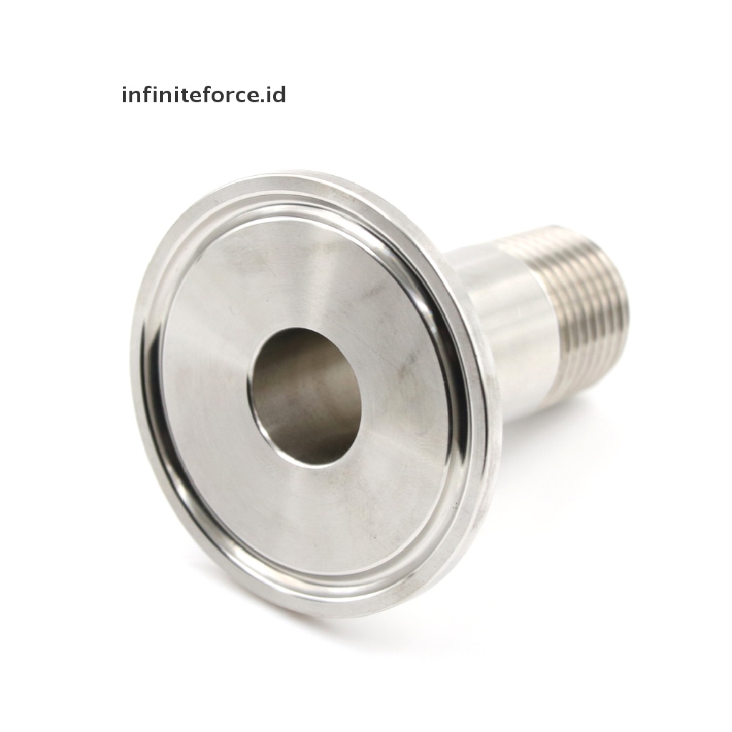 (Infiniteforce.Id) Klem Tri Clamp Sanitasi Npt 1 / 2 &quot;Ke 1.5&quot; Tri